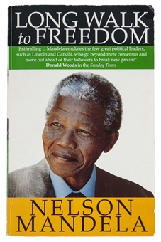 Nelson Mandela Signed and Inscribed "Long Road to Freedom" Book (PSA/DNA)